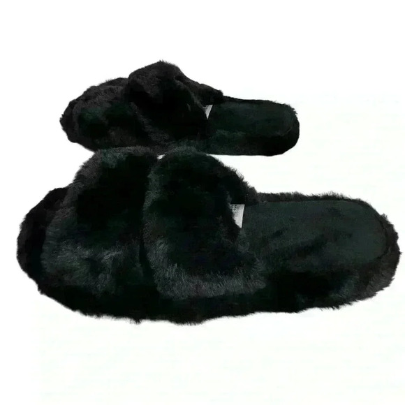 ASOS Women's Black Zion Double Strap Slide Slippers Size 5-6 Casual - Picture 4 of 12